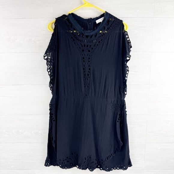 Iro Caidy Spe Lace Eyelet Mini Dress 38/M - Picture 2 of 7